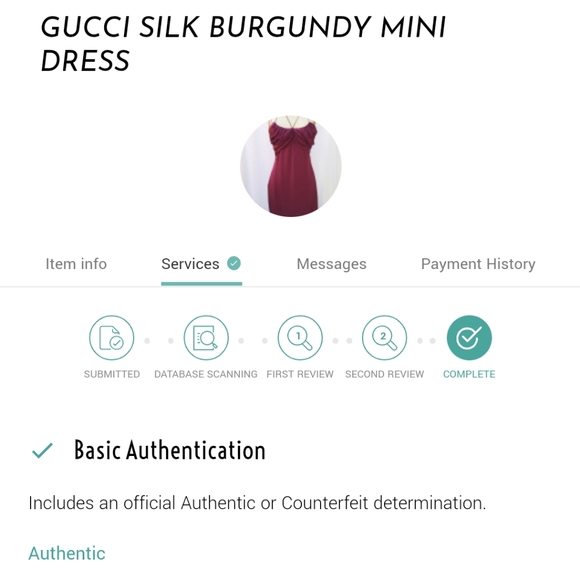 Gucci Silk Mini Dress - Picture 6 of 6